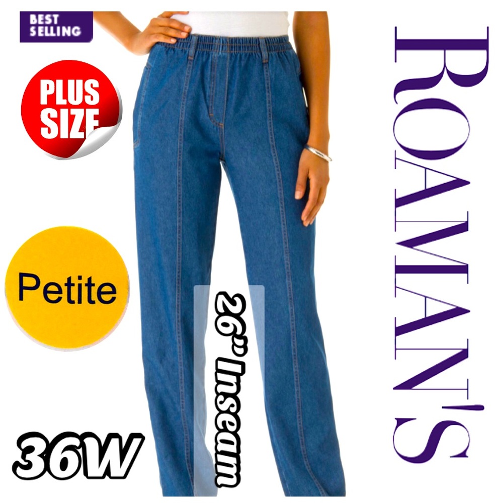 4X 36WP Seamed Kate Jean Roamans Indigo Wash